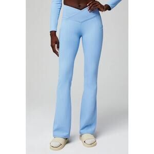 Fabletics Oasis Rib HW Crossover Kick Flare